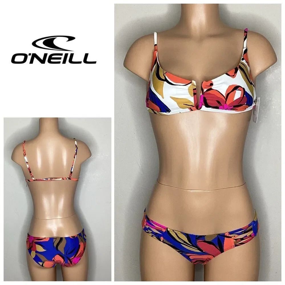 New. O’Neill floral bikini. M-top/S-bottom. Retails $129